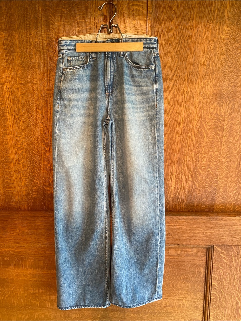 rag & bone Logan mid rise Wide Leg Sz 23